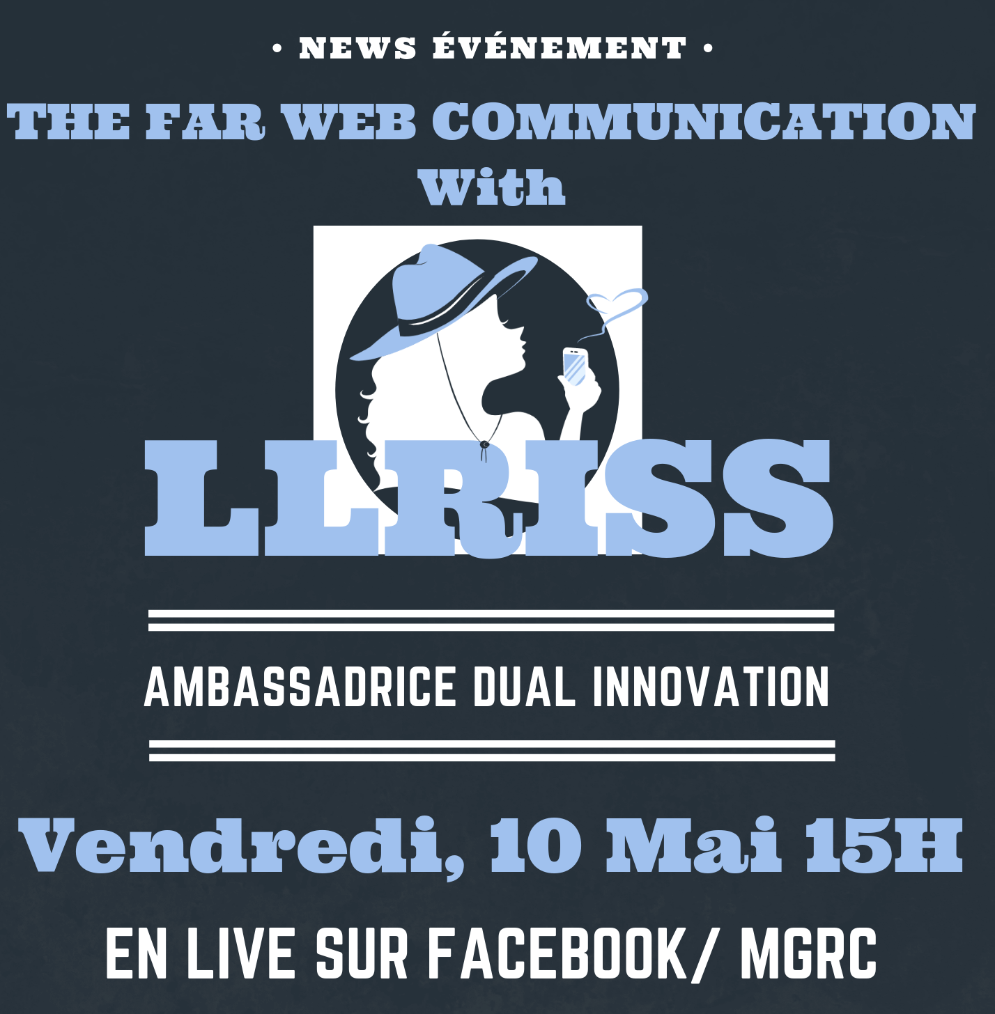 Création d'une affiche pour un live sur Facebook